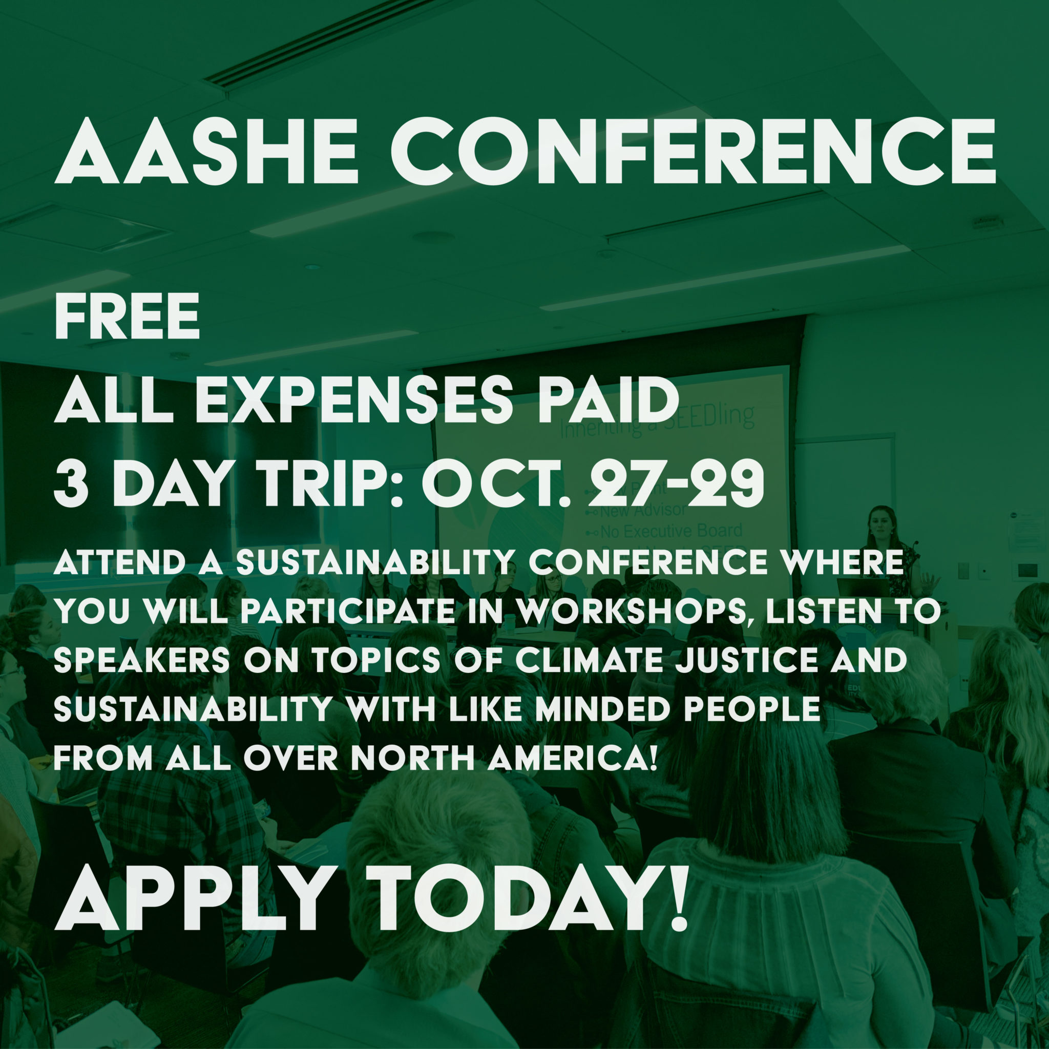 AASHE Conference APPLY TODAY! :: Sustainability