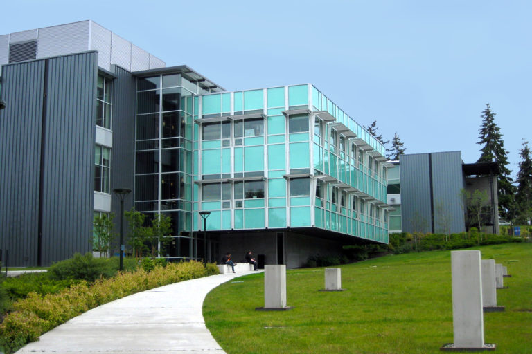 A picture of the BC S BUILDING from the outside