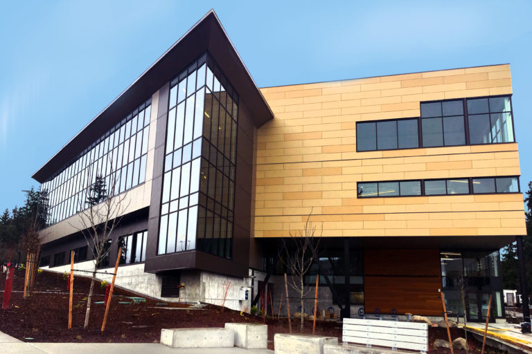 The new SSC building during it's final construction stages.