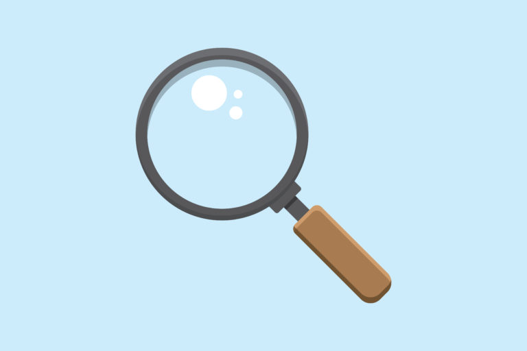 magnifying glass vector icon