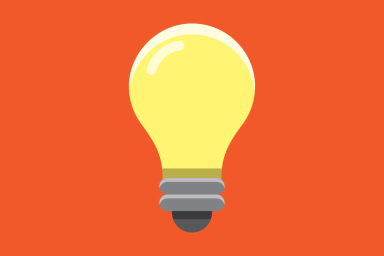 Vector Lightbulb Icon