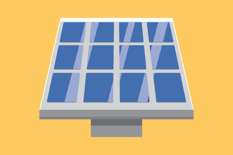 Solar Panel vector icon