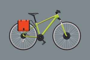 Vector icon of a rentable BC bike