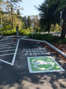 electric vehicle parking spot