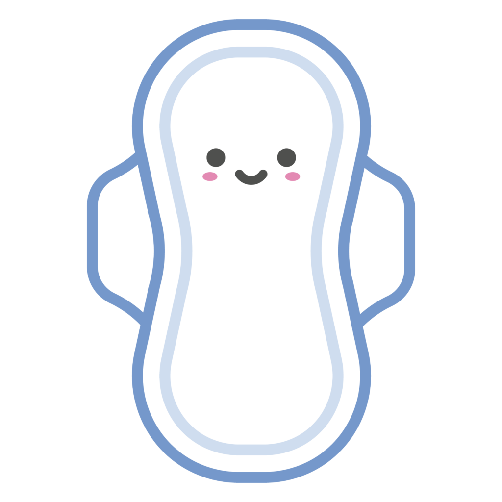 Menstrual pad mascot