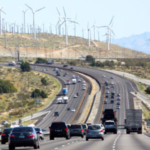 cars on freeway