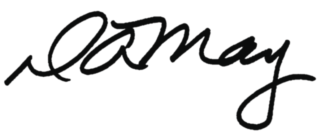 President David May Signature
