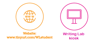 Log in to Writing Lab QLess at www.tinyurl.com/WLstudent or use the Writing Lab kiosk computer to make an appointment