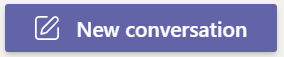 Illustration of the New Conversation button in Teams