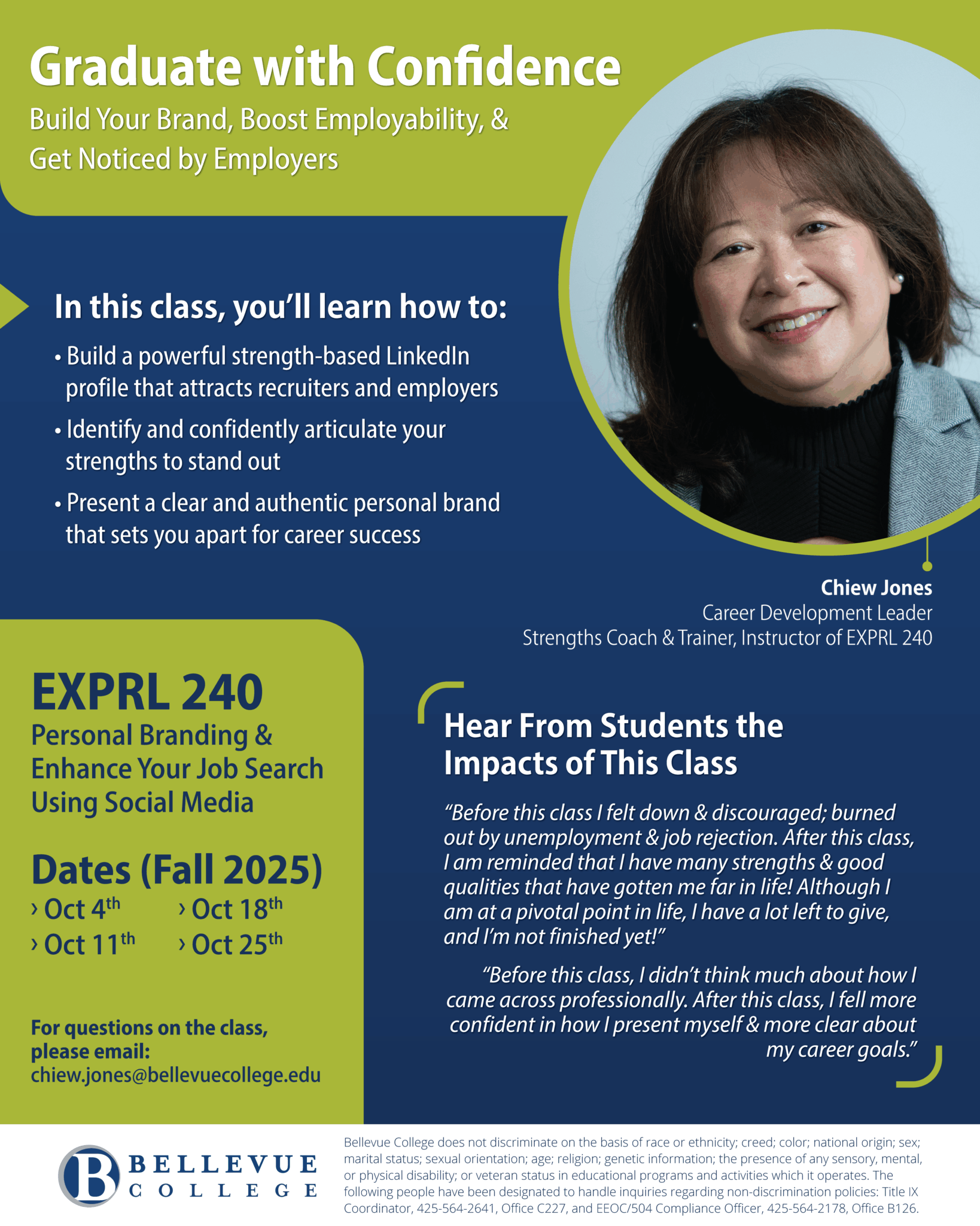 Center for Career Connections & The Women's Center Bellevue College