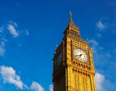 A picture of the Big Ben in London