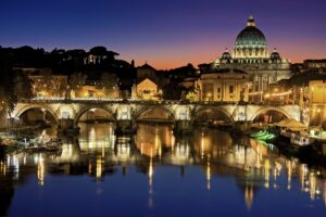 St Peter's Basilica, the largest Catholic church in the world