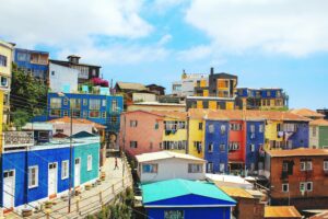Hill side houses in Valparaíso