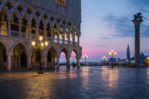 nighttime Piazza San Marco