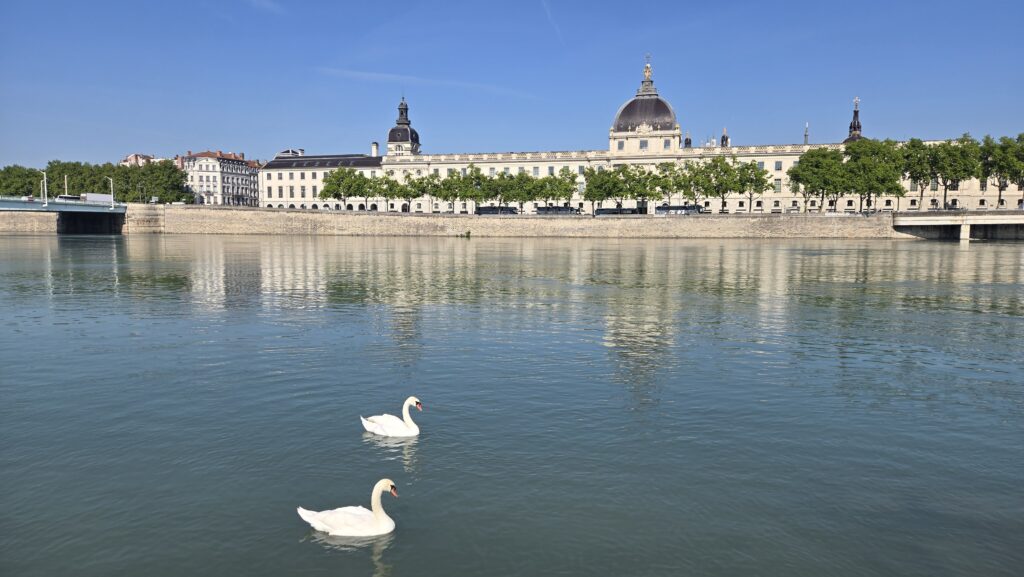 the facade of Hôtel-Dieu de Lyon