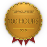 Gold badge for 100 hours