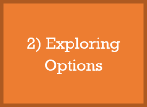 Orange button link for exploring volunteer options in BC in the Community