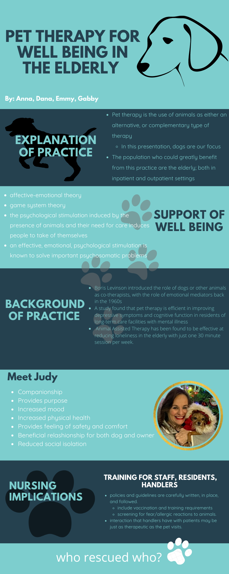 Information about the importance of Pet Therapy for the elderly