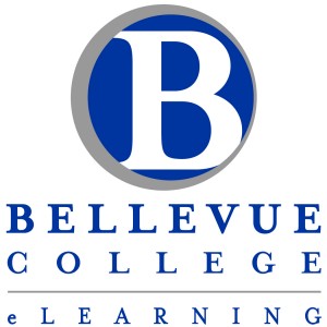 Bellevue College eLearning Vertical Logo