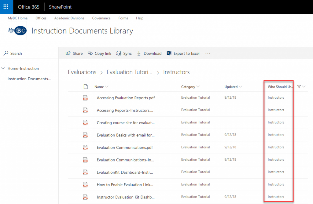 Evalkit guide for Faculty
