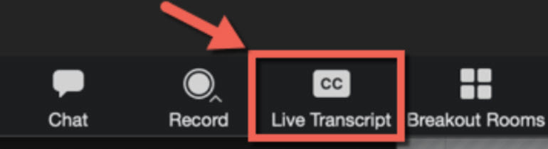 Enable Live Captions in a Zoom session