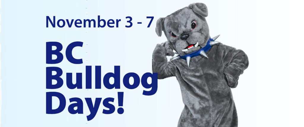 BC Bulldog Days with Brutus, Nov. 3 - 7, 2025