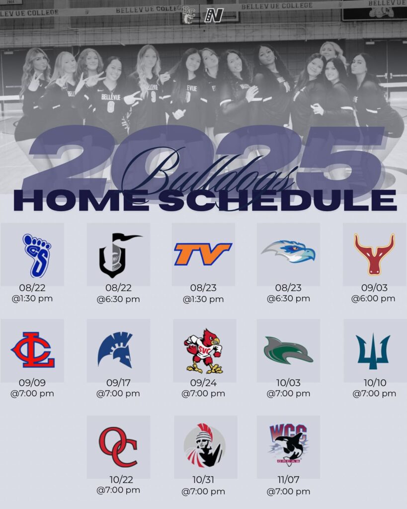Volleyball schedule
