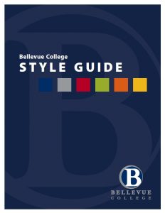 Image of the cover of the BC style guide