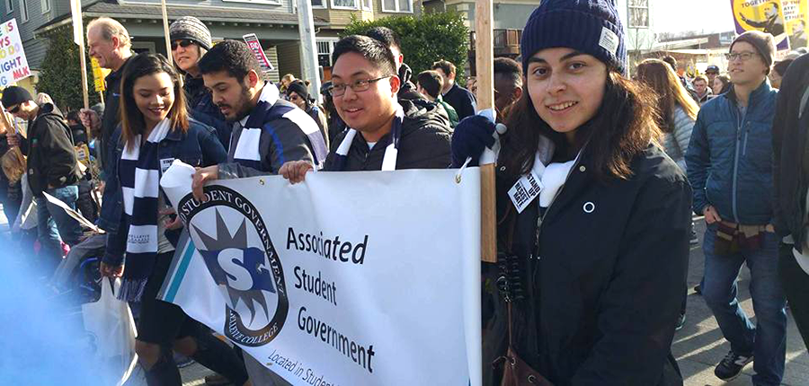 ASG students at MLK Rally in Seattle