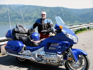 President rule with his motorcycle