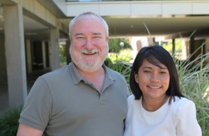 President Dave Rule and Stassney Obregon