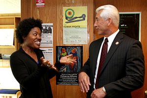 Sonja Green and Congressman Dave Reichert