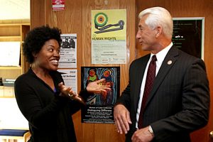 Sonja Green and Congressman Dave Reichert