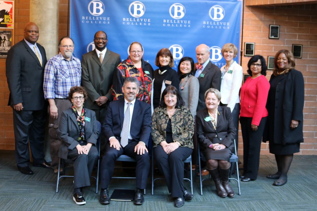 Washington State Supreme Court members with BC administrators and staff