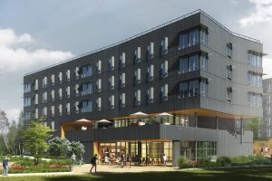 BC’s New Student Housing Offers Sustainability With a View