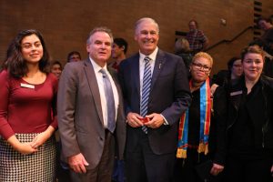 Dr. Weber and Gov. Jay Inslee