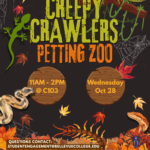 Join Us for the Creepy Crawlers Petting Zoo - Oct. 28