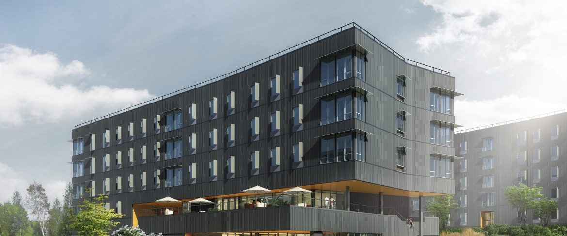 BC Student Housing Exterior Photo