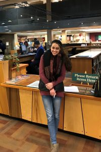 OLS Student at the Bellevue College Library