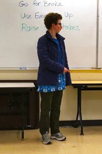 OLS Student performing Monologue