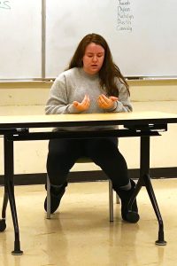 OLS Student performing Monologue