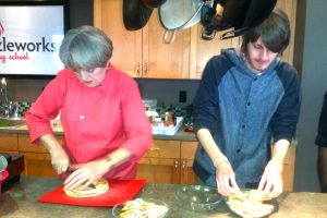 OLS Students cook at Sizzleworks
