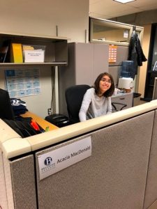 OLS Student at an Internship