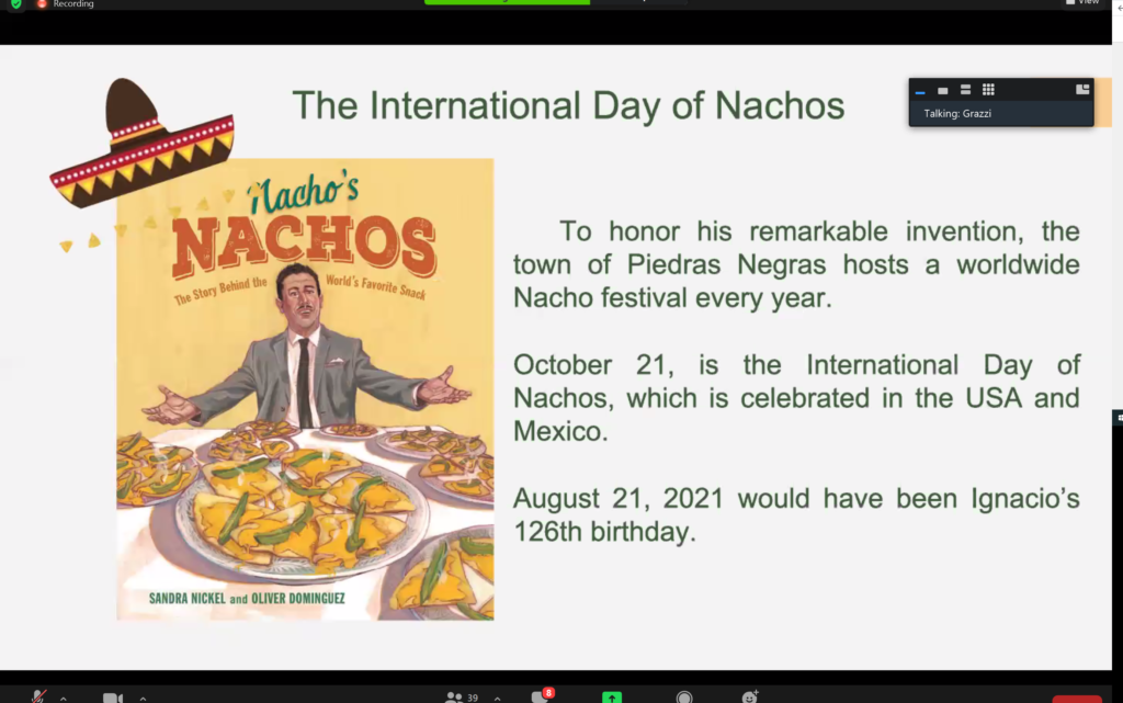 screenshot of International Day of Nachos presentation