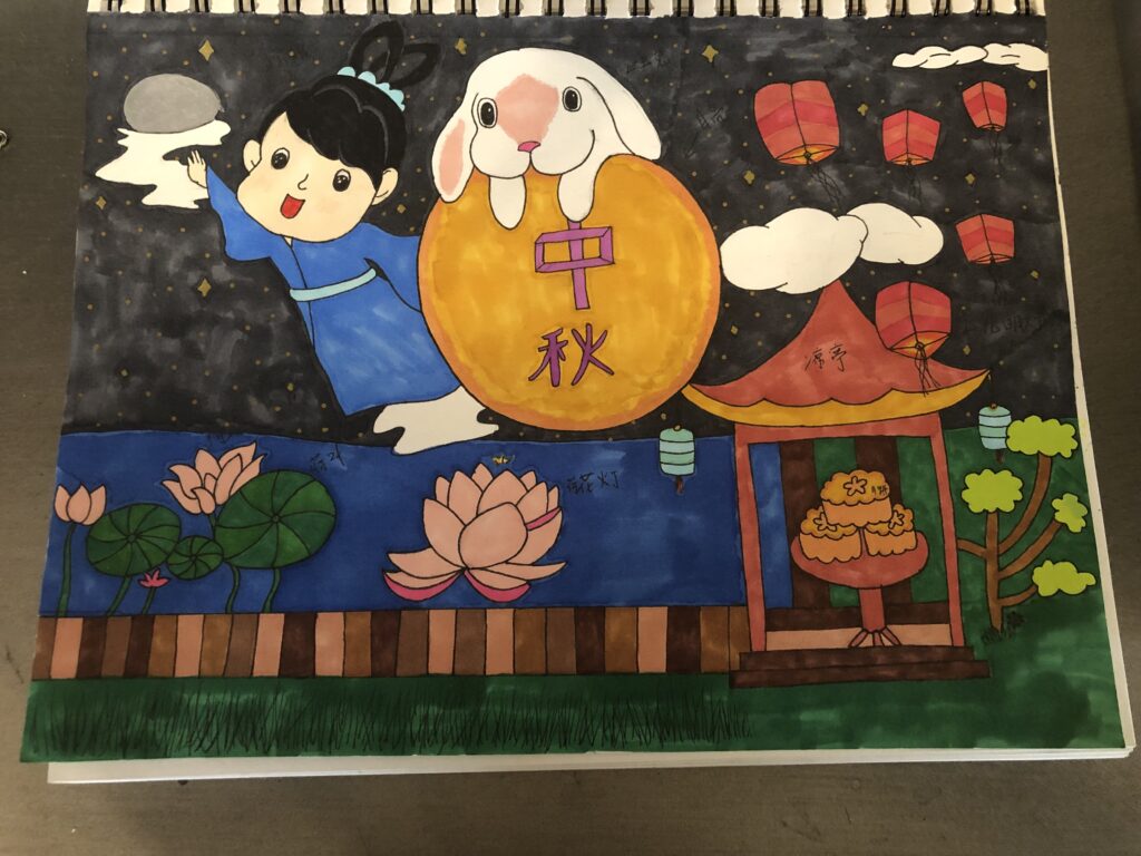 painting by OLS student Zana
