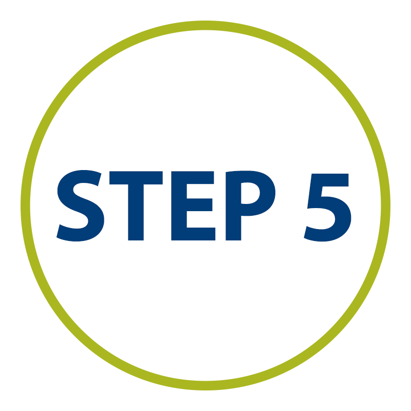 graphic: step five