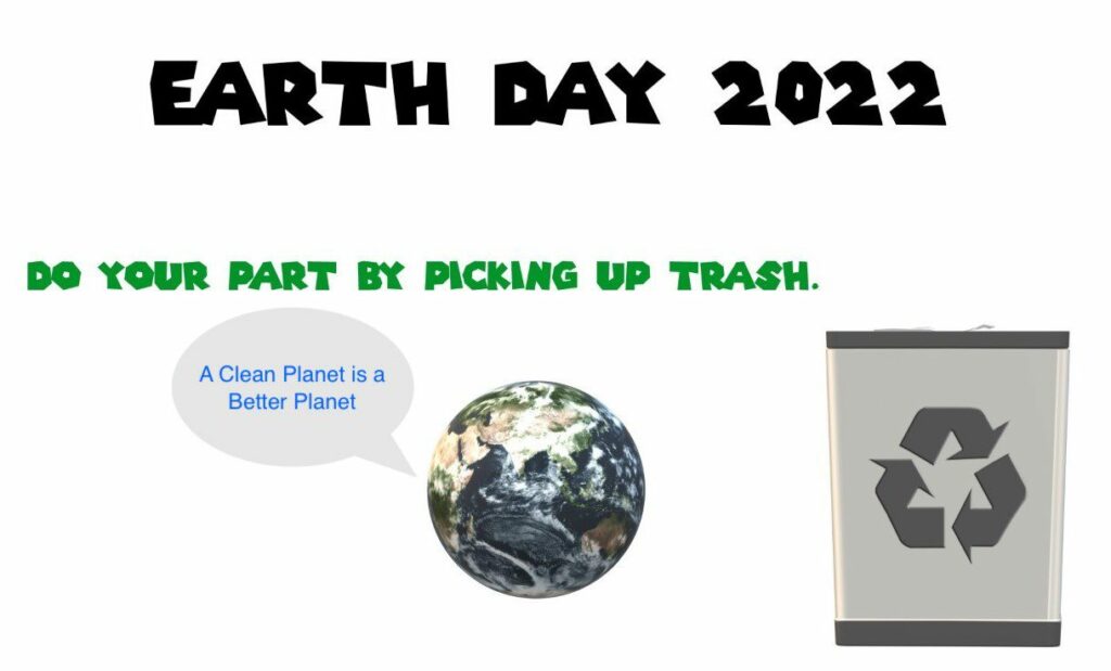 OLS Student-created earth day poster