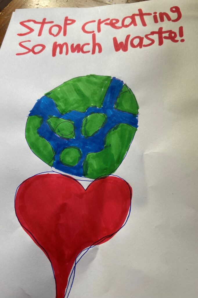 OLS student created earth day poster