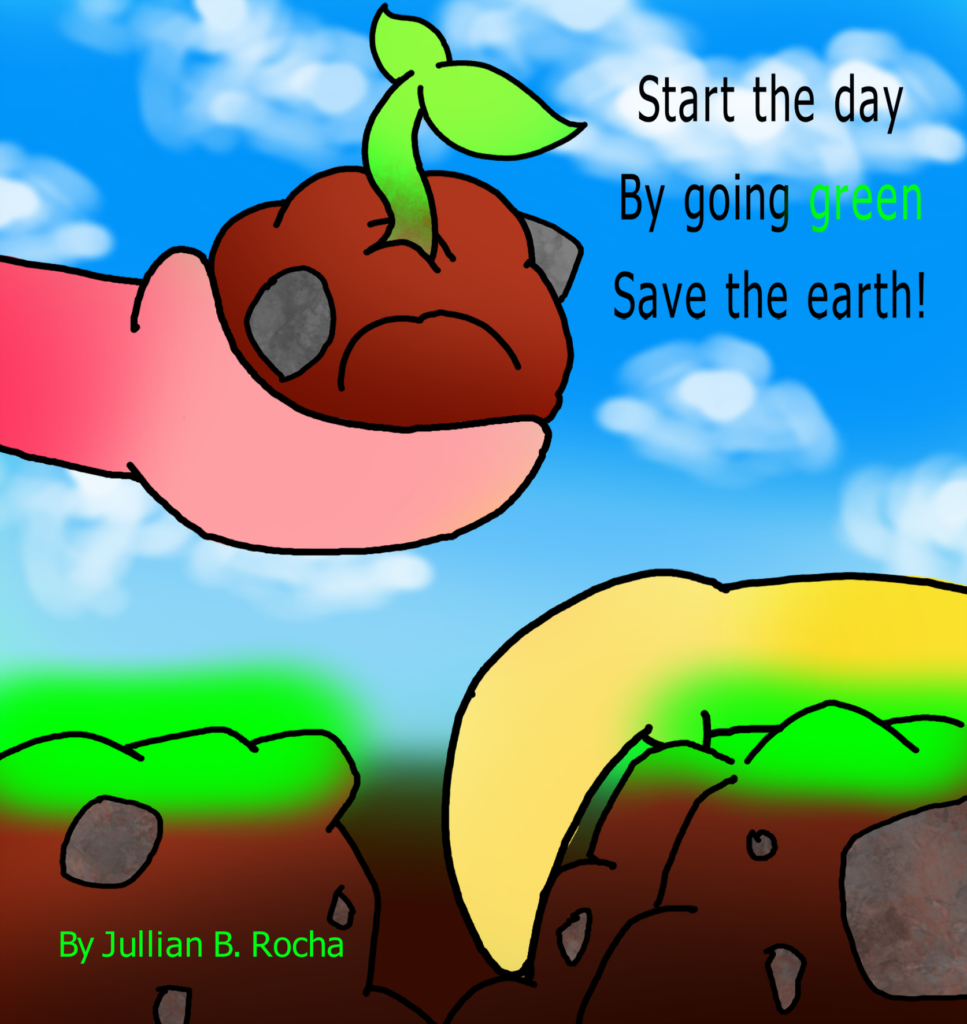 OLS student created earth day poster