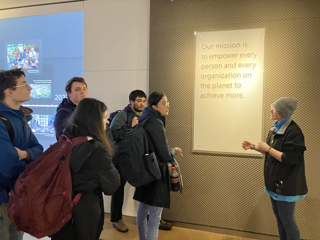 OLS Bellevue College students visit Microsoft